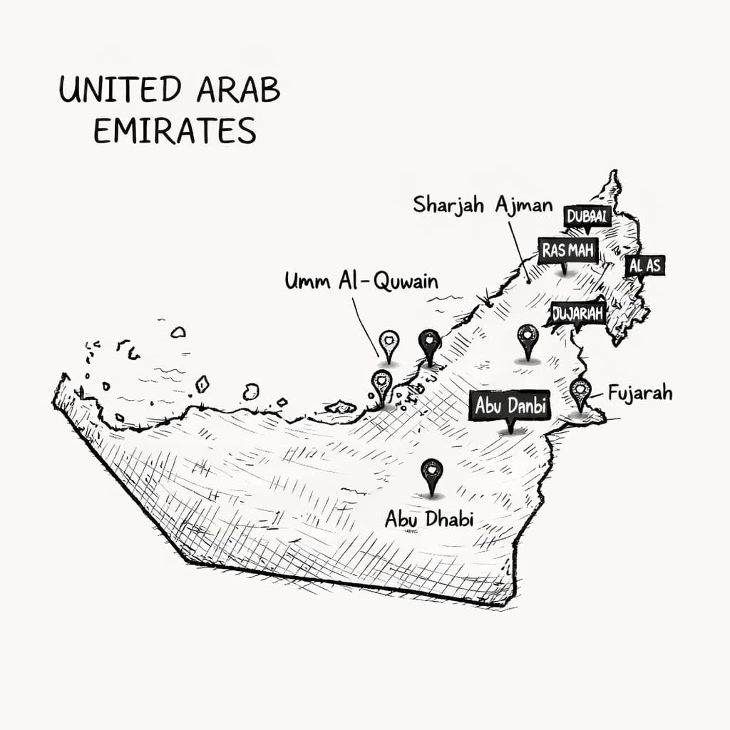 UAE Network Map